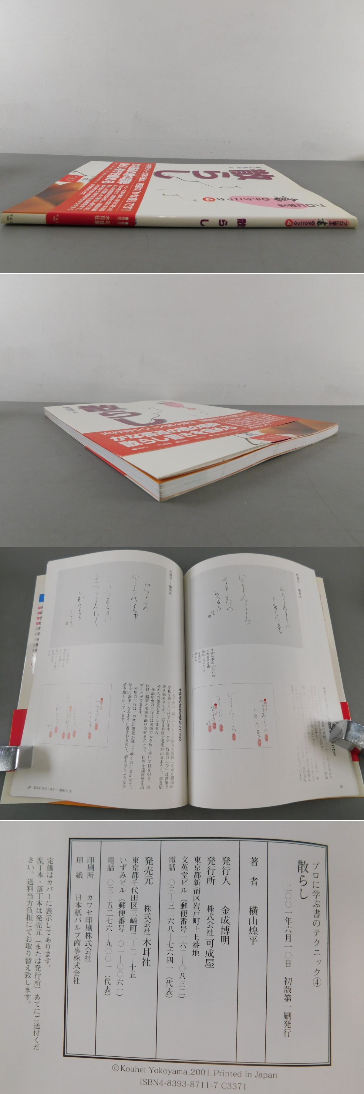 プロに学ぶ書のテクニック④散らし(横山煌平) / 光和書房 / 古本、中古本、古書籍の通販は「日本の古本屋」 / 日本の古本屋